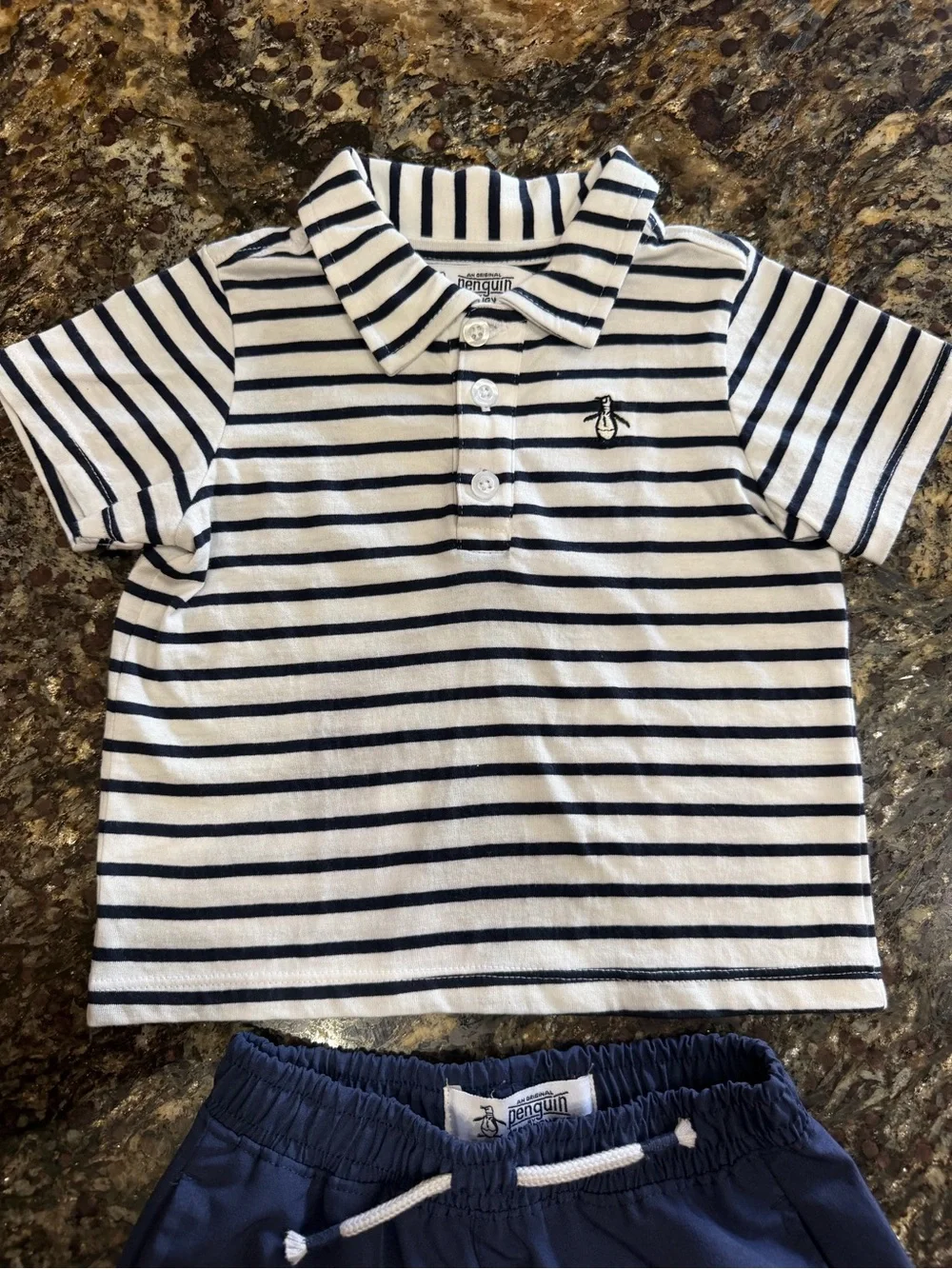 Boys' Polo Set - Short Sleeve Shirt & Shorts 12 months